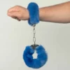 Large Fluffy Cuffs - Standard, Cobalt