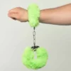 Large Fluffy Cuffs - Standard, Green