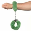 Large Fluffy Cuffs - Moss