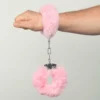 Large Fluffy Cuffs - Standard, Pink