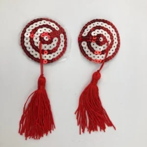 N205 - Circle Tassle Bullseye Nipple Covers